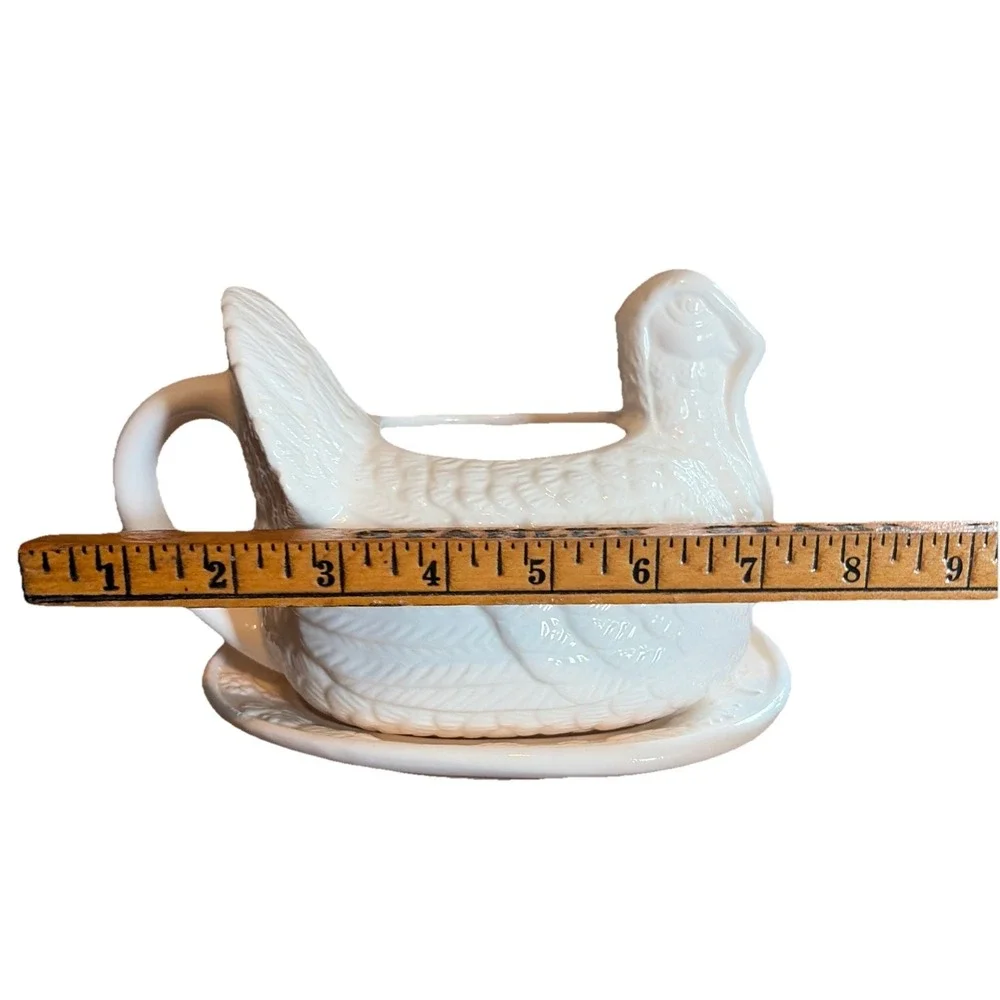 Vintage HIMARK 1Qt. Turkey Gravy Boat‎ Server w/ Drip Plate Chesapeake Porcelain